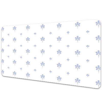 Large desk mat table protector floral pattern