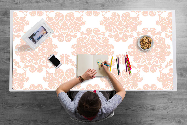 Full desk mat flower ornament