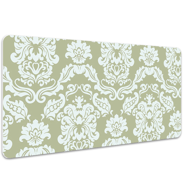Full desk protector green ornament