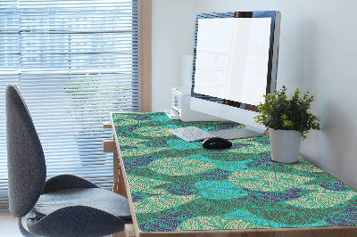 Large desk mat for children Leaves