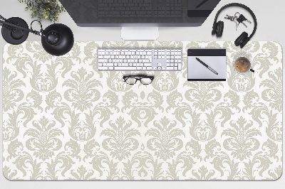 Large desk mat table protector floral pattern