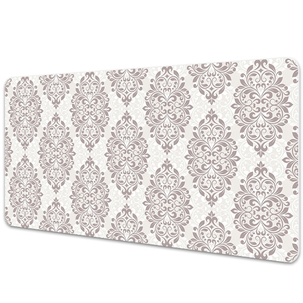 Full desk protector damask pattern