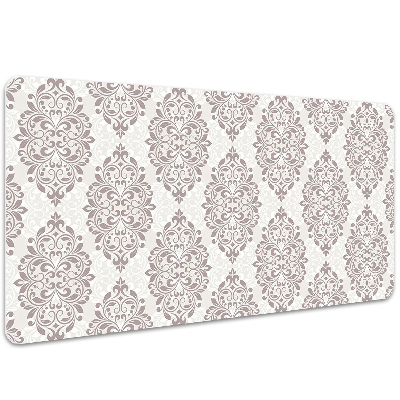 Full desk protector damask pattern