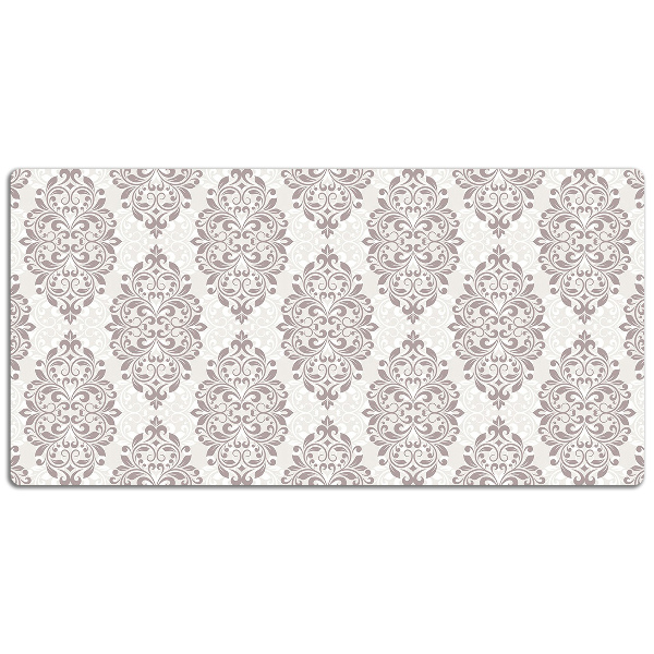 Full desk protector damask pattern