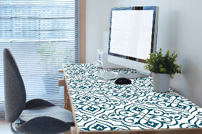 Large desk mat table protector pattern ornament