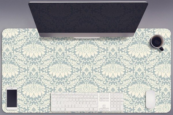 Large desk pad PVC protector vintage pattern