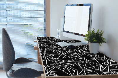 Desk mat geometric solids