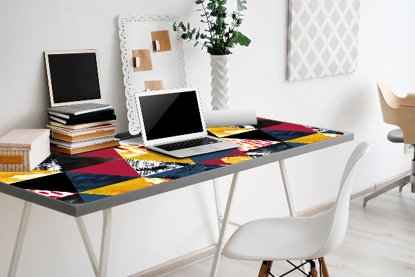 Desk mat Mosaic of triangles