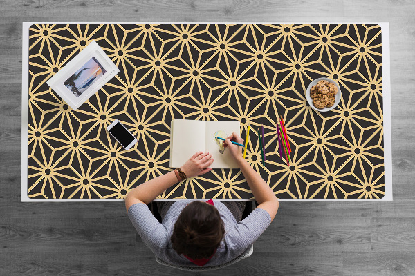 Desk mat Cubes and dots