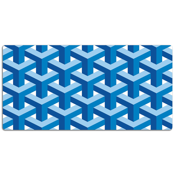 Full desk protector Three-dimensional graphics