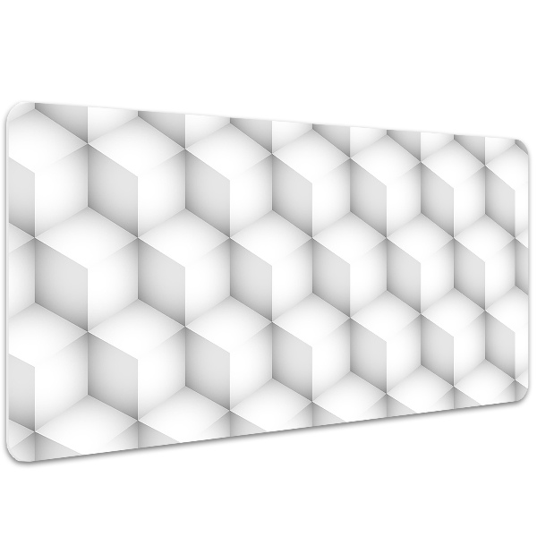 Large desk mat for children cubes