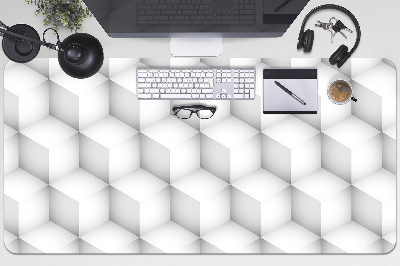 Large desk mat for children cubes