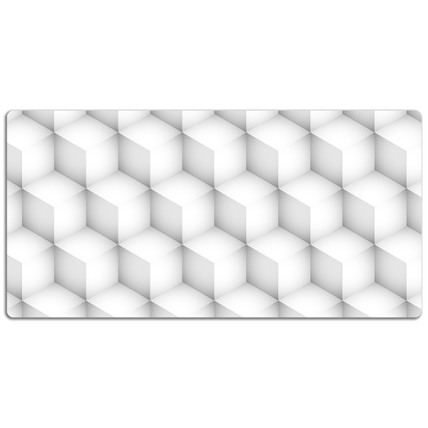 Large desk mat for children cubes