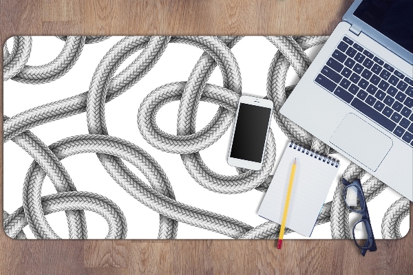 Desk pad tangled cable