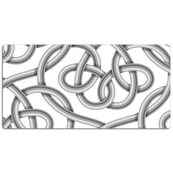 Desk pad tangled cable