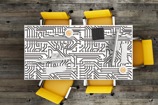 Large desk mat table protector Integrated circuit