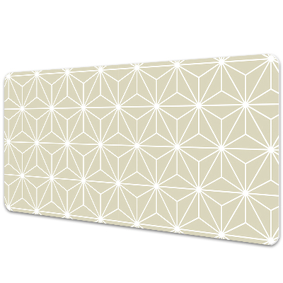 Full desk pad geometric pattern