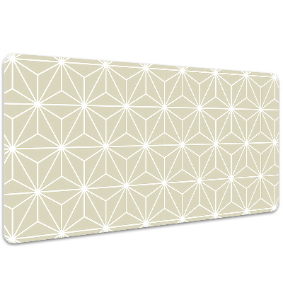 Full desk pad geometric pattern