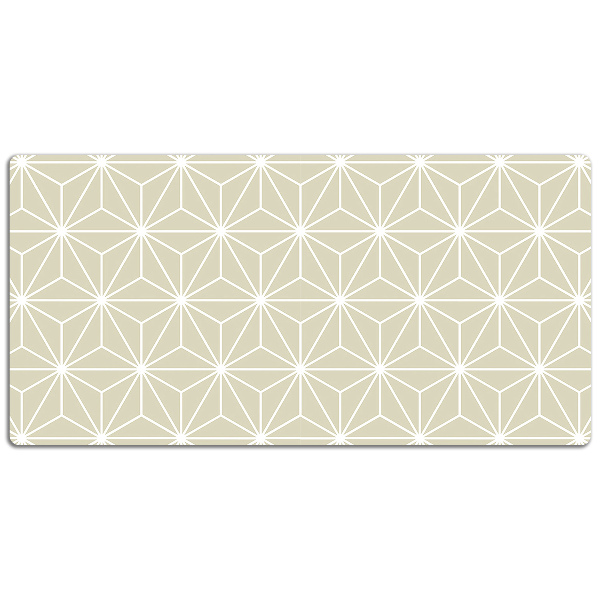 Full desk pad geometric pattern
