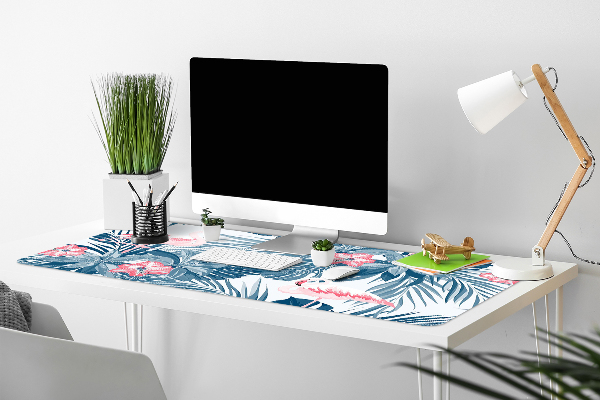 Full desk protector tropical birds