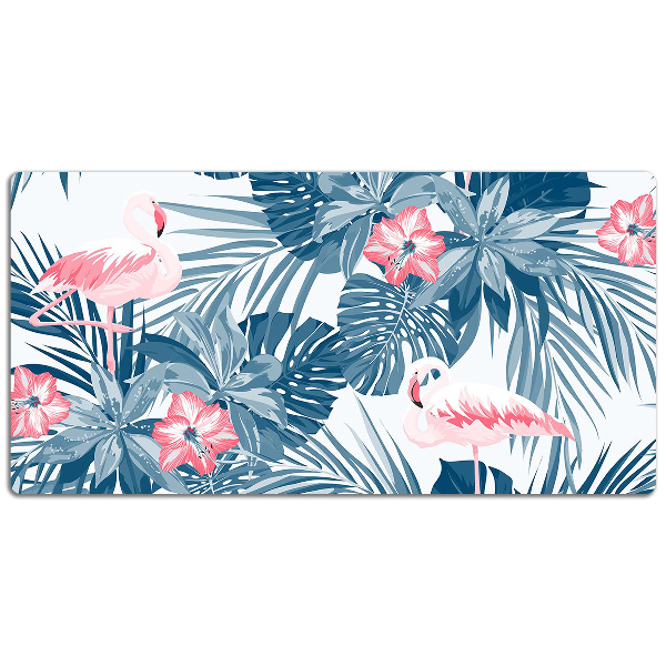 Full desk protector tropical birds