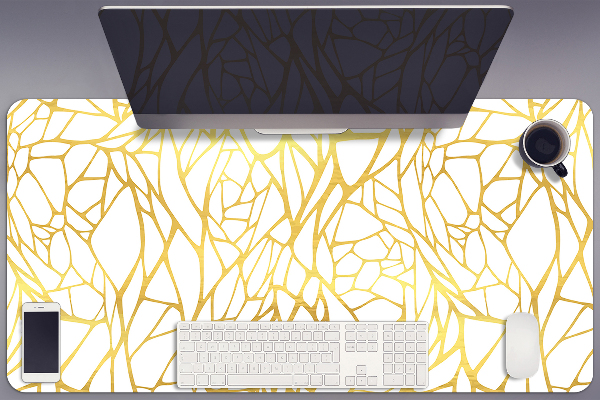 Full desk mat Golden ornament
