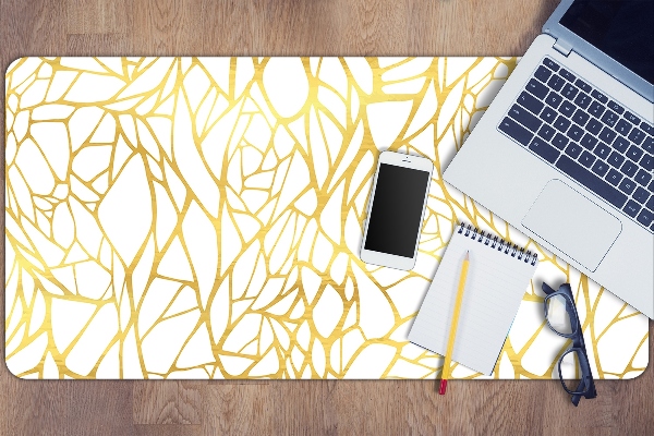 Full desk mat Golden ornament