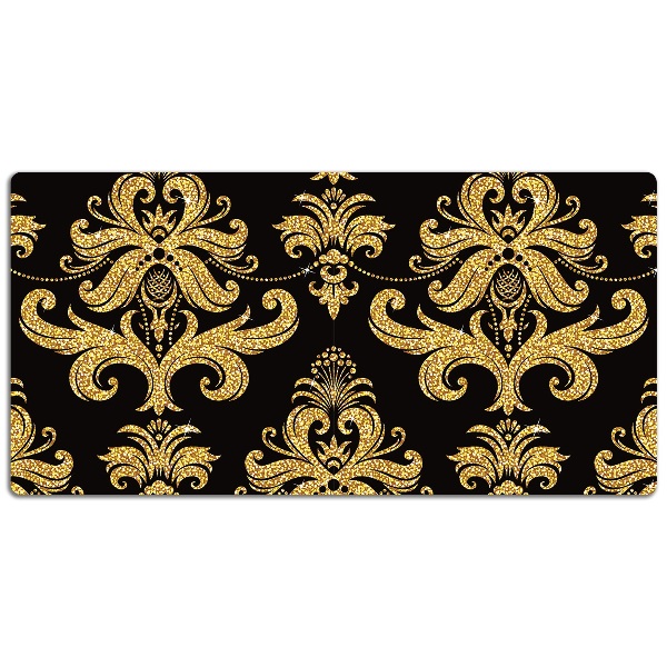 Full desk mat Golden ornament