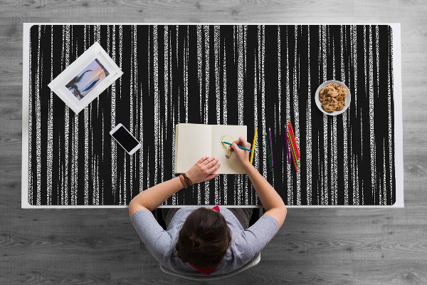 Full desk mat black design