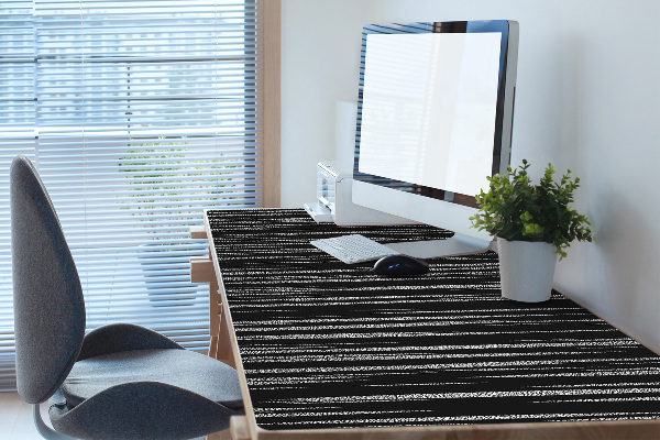 Full desk mat black design