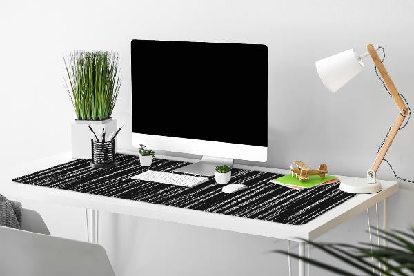 Full desk mat black design