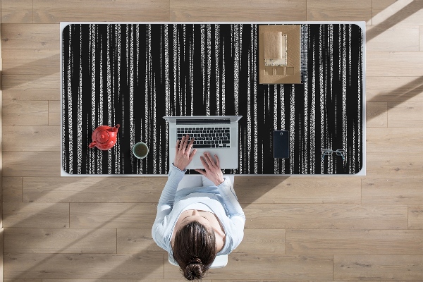 Full desk mat black design
