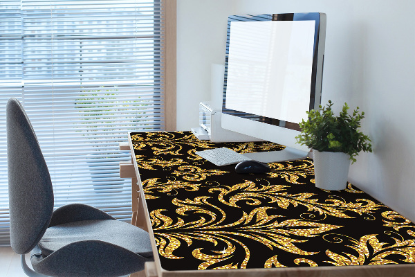 Full desk mat Golden ornament