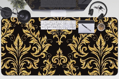 Full desk mat Golden ornament