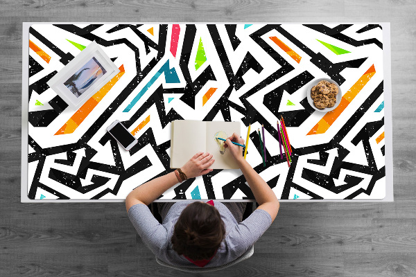 Large desk mat for children Graffiti