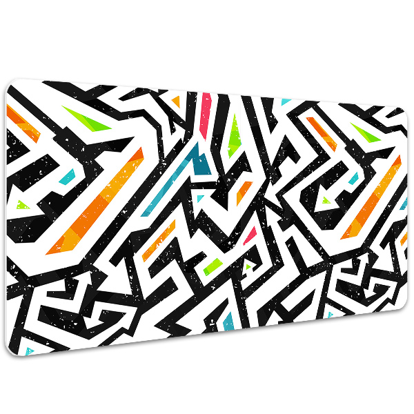 Large desk mat for children Graffiti