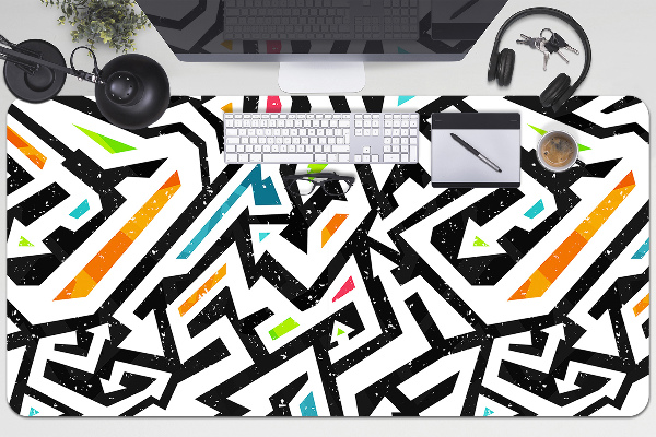 Large desk mat for children Graffiti