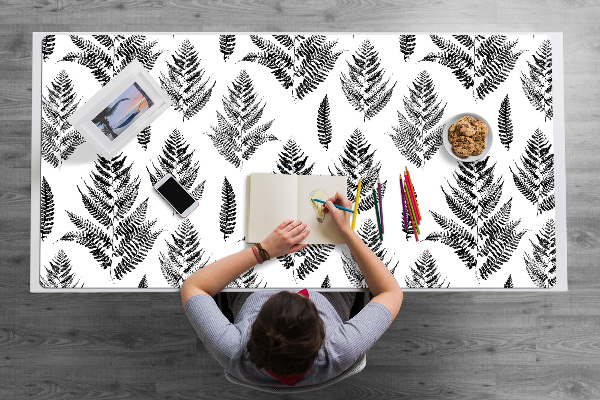 Full desk mat fern leaves