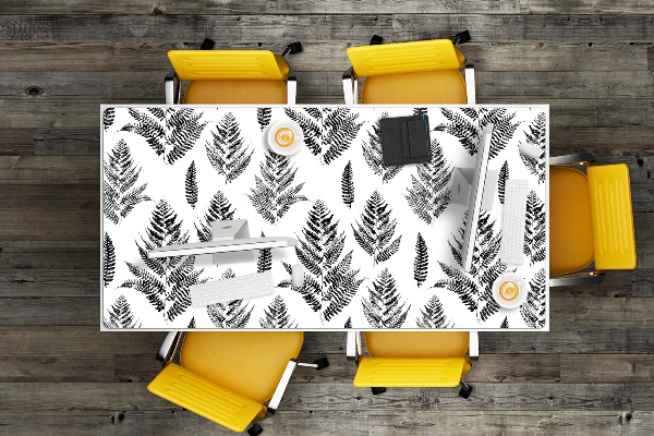 Full desk mat fern leaves