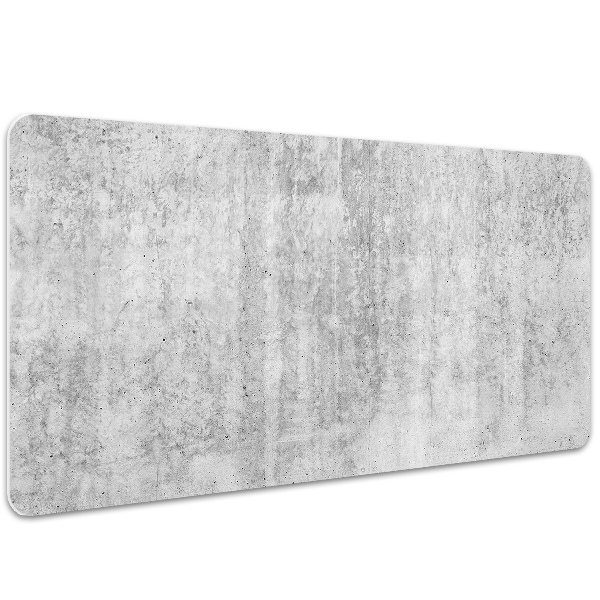 Large desk mat for children gray concrete