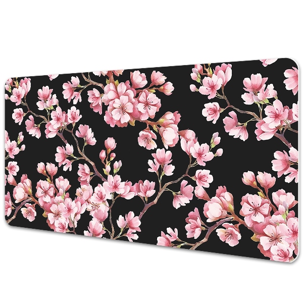 Large desk pad PVC protector Cherry blossoms