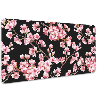 Large desk pad PVC protector Cherry blossoms