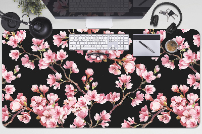 Large desk pad PVC protector Cherry blossoms