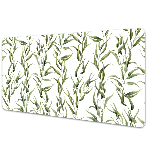 Desk mat eucalyptus leaves