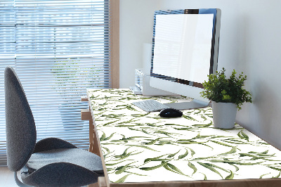 Desk mat eucalyptus leaves