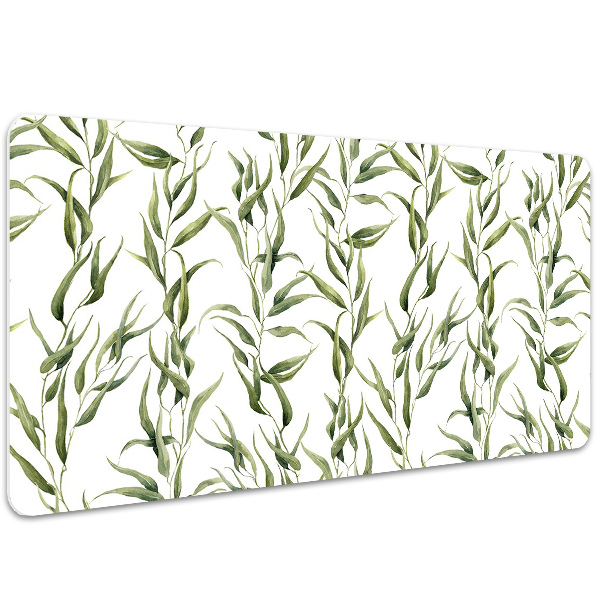 Desk mat eucalyptus leaves