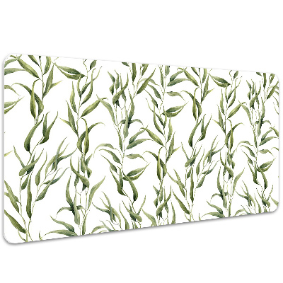 Desk mat eucalyptus leaves