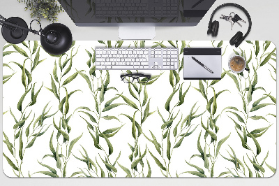 Desk mat eucalyptus leaves