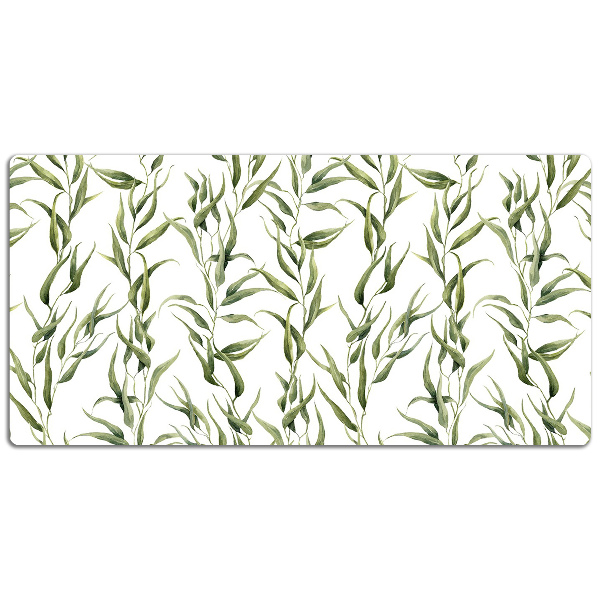 Desk mat eucalyptus leaves