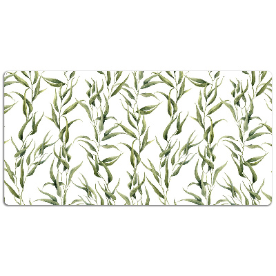 Desk mat eucalyptus leaves